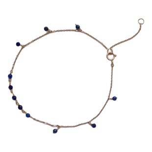 MissQueeny其微|18k金青金石珍珠拼接项链手链精致细巧简约时尚