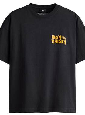 【Iron Maiden】HM男装女装T恤2026夏新款乐队重磅多巴胺1159823