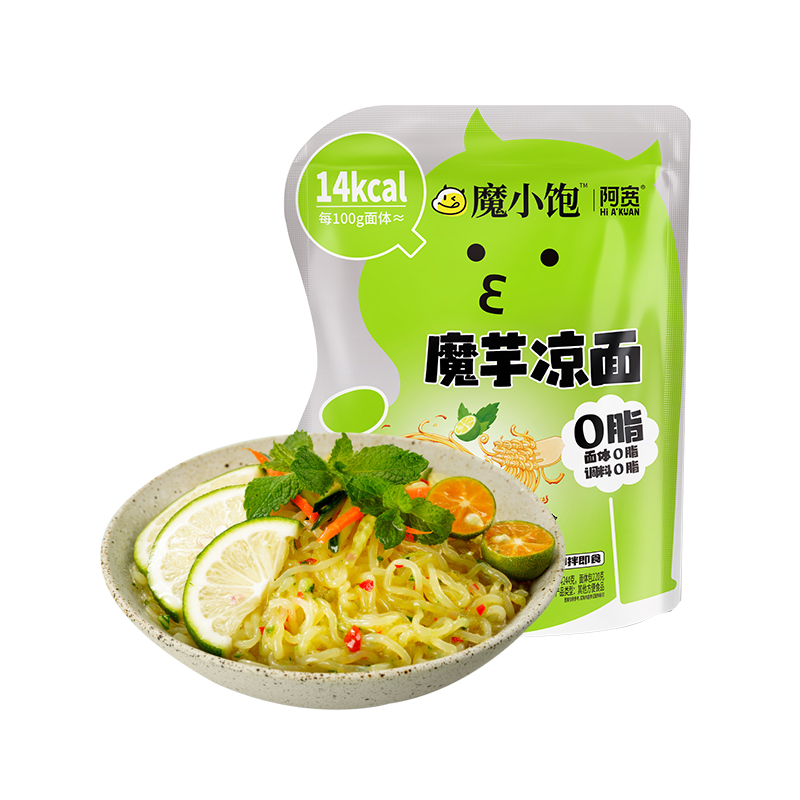 阿宽魔小饱青柠薄荷味凉面