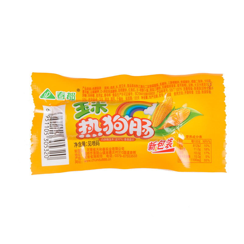 春都玉米热狗肠35g整箱