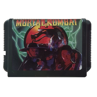 SEGA世嘉MD2格斗游戏卡带Mortal Kombat正版经典怀旧