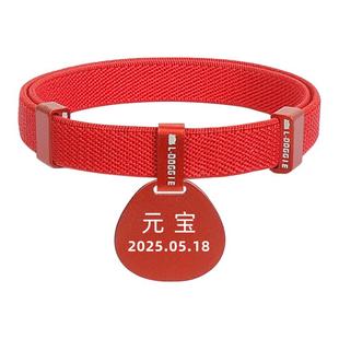 猫咪项圈防窒息防丢失猫牌宠物弹力轻巧型安全猫项圈幼猫定制吊牌