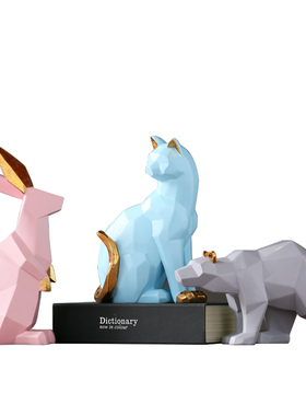 北欧风树脂客厅玄关儿童房摆件