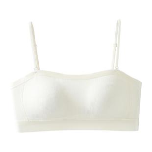 细肩带美背内衣女2025新款爆款小胸聚拢抹胸吊带一体式文胸夏季