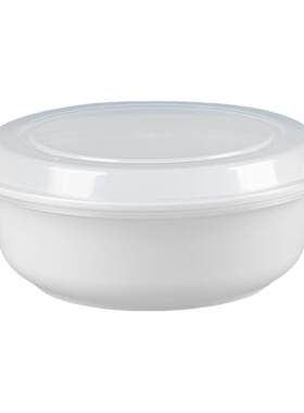打包圆形汤碗加厚食品级白色餐盒