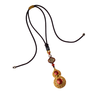 车里挂葫芦，好运一路随！