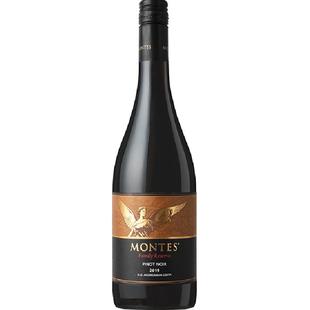 蒙特斯家族珍藏黑皮诺红葡萄酒750ml智利原瓶进口红酒婚礼宴请