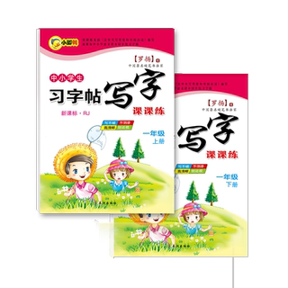一年级二年级三字帖小学生四五六七专用练字帖上册下册人教版语文课本同步临摹初学者儿童练字神器21天楷书练习写字帖生字每日一练