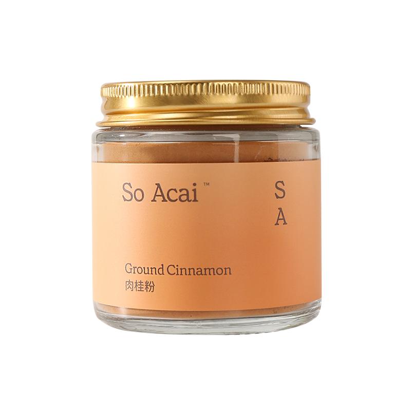 SOACAI冲饮调料纯天然肉桂粉超级食物姜黄粉咖啡面包烘焙40g*1罐
