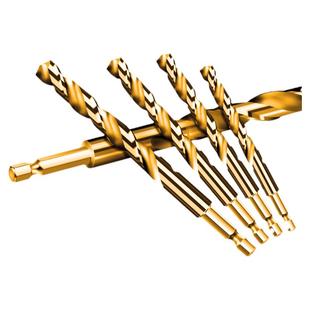 含钴六角柄钻头直柄麻花钻手电钻不锈钢铁打孔专用高硬度转头套装