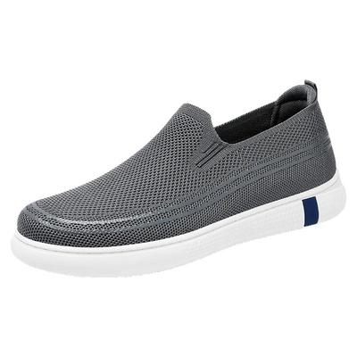 鞋子男休闲鞋新款春季sneakers男鞋懒人一脚蹬老北京布鞋