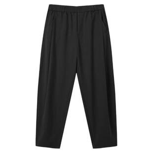 流石男装哈伦香蕉弯刀长裤2025年新款秋冬季男生宽松直筒休闲裤子