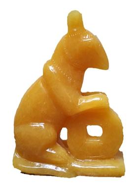 天然龙蛇玉器摆件生肖鼠