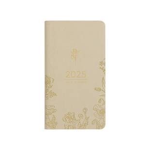 得力佳2026年日程本年历每日计划本48K随身小本子小号便携日记手账口袋商务日历工作笔记本记事本子批发定制