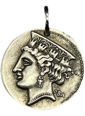 维纳斯古币吊坠天平座金牛座礼物