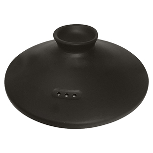 黑紫砂电炖锅锅盖原矿土陶赤陶黑褐色紫砂锅锅盖紫砂盖电炖锅盖子