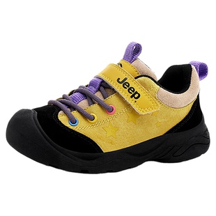 jeep吉普女童鞋运动鞋春季2026新款阿甘跑步鞋儿童女孩防滑老爹鞋