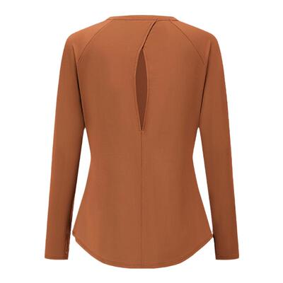 粒子狂热长袖瑜伽运动T恤