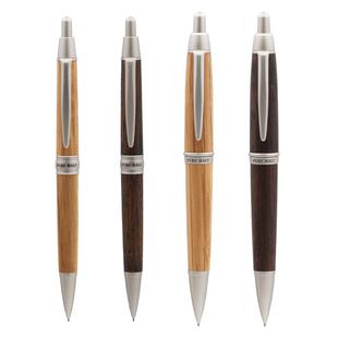 日本uni三菱自动铅笔橡木铅笔M5-1025/M5-1015木杆活动铅笔粗杆细杆0.5mm书写不断铅自动铅笔送礼