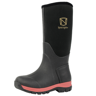 秋冬女士高筒厚底防水橡胶雨鞋