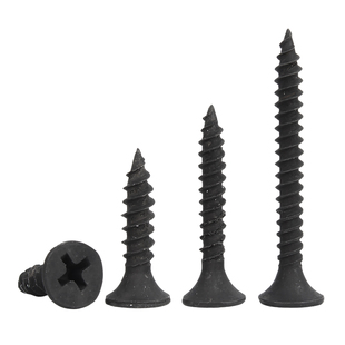 铁黑磷墙板钉十字沉头自攻螺丝钉高强度平头家具干壁钉木螺钉子