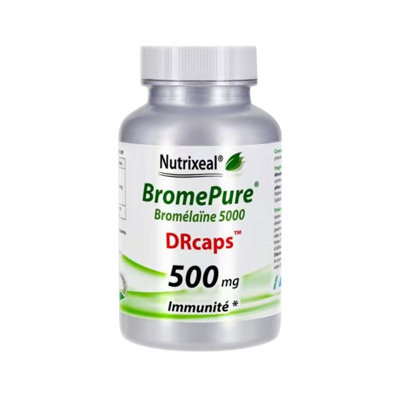 Nutrixeal菠萝蛋白酶胶囊法国进口术后消肿修复瘀青助消化5000GDU