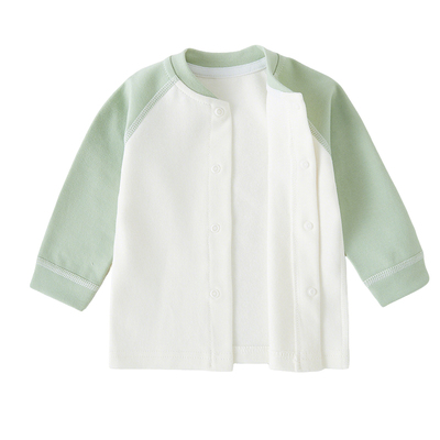 婴儿衣服7A舒绒棉分体衣套装开衫