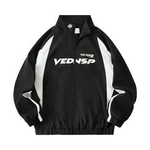 维动回溯运动夹克男士秋季新款宽松休闲户外风衣梭织外套立领上衣