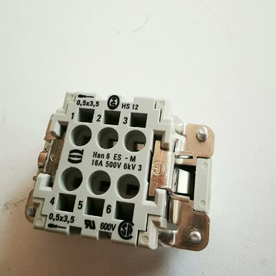 【议价-可维修】harting 6 公芯 连接器09330062616  /均有货