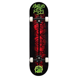 DBH滑板「玫瑰」板面儿童成人男女生初学者进阶专业双翘滑板套装