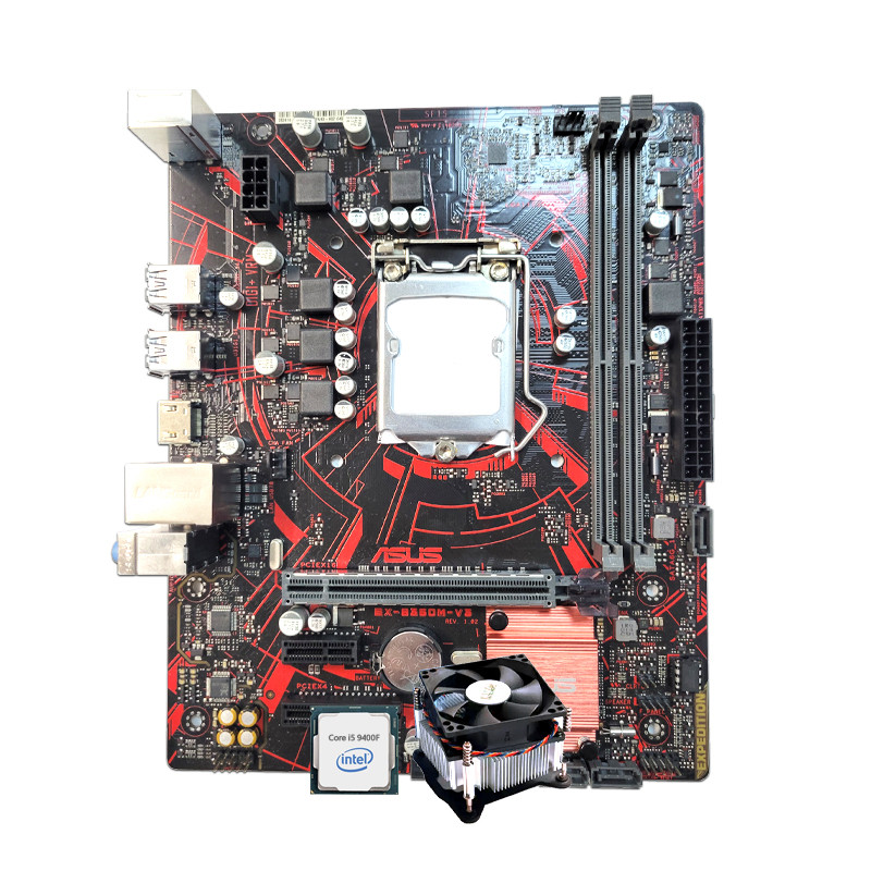 华硕B360M/i5 9400F/9500/8500/i3 8100主板CPU套装二手拆机板U