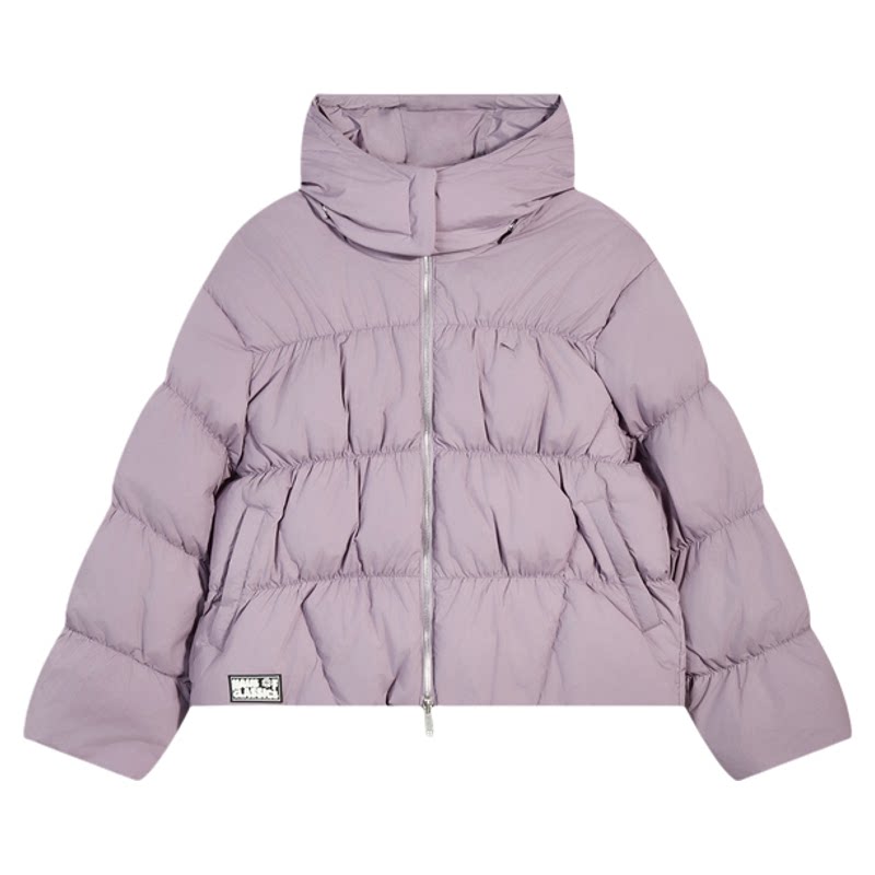 80绒保暖短款紫色羽绒服PUMA彪马