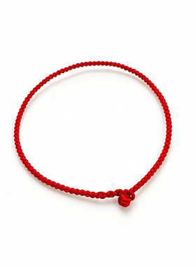 绳结纪定制极细2mm红绳手链脚绳