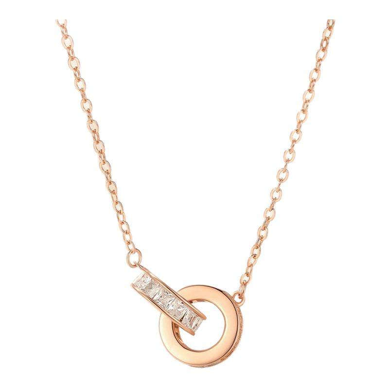 【生日礼物】周大生环环相扣项链