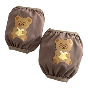 卡通儿童袖套可爱宝宝婴儿女童秋冬袖子袖头防污防水羽绒服短护袖