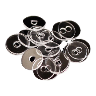 透明硅胶隔片超薄文玩手串水晶手链垫片塑料隔珠隔垫diy菩提配件