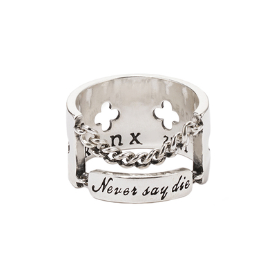 刘雨昕戒指AaronX纯银原创