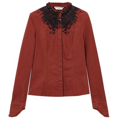 例外秋冬款工艺修身风衬衣