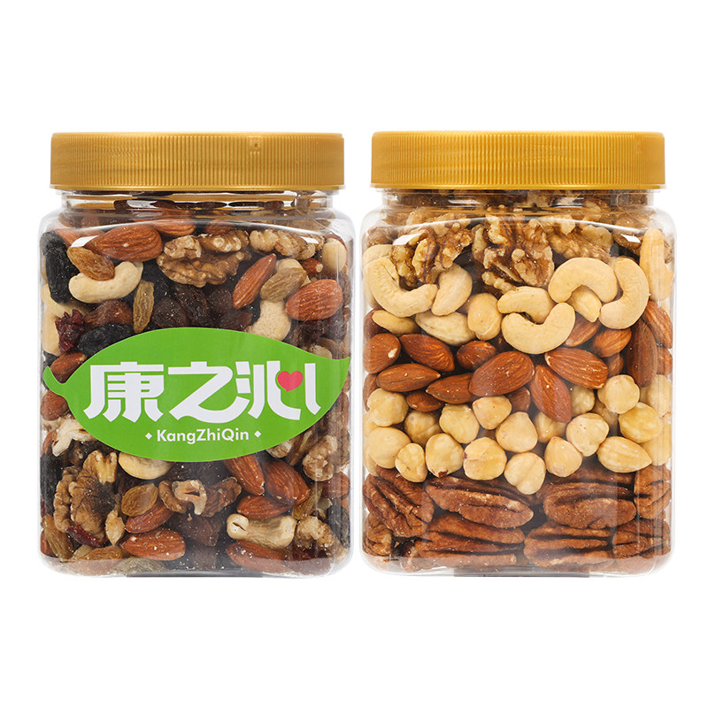 罐装每日坚果混合果仁纯坚果组合孕妇儿童干果零食批发500g专用