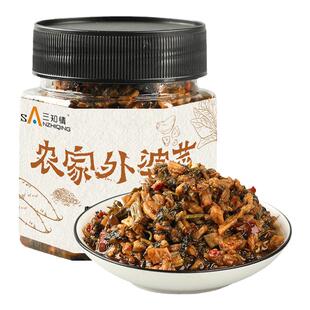 三知情农家外婆菜湖南湘西外婆菜下饭菜开胃菜萝卜干酱菜咸菜瓶装