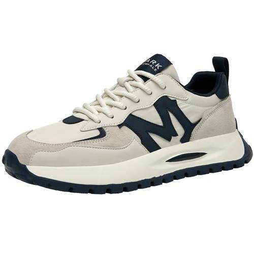 马克华菲阿甘鞋男2025秋季新款男士休闲运动鞋百搭厚底男鞋跑步鞋