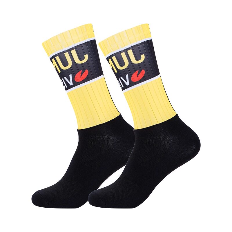 特价气动压缩公路自行车专职业运动队版骑行袜子男女士中长筒四季