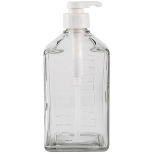 果糖糖浆挤压瓶奶茶店玻璃按压瓶定量果酱分装压嘴泵头食品商用级