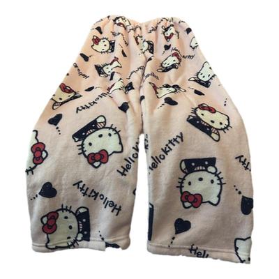 高个子秋冬加长版睡裤