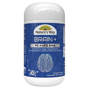 NaturesWay佳思敏脑力佳备考鱼油PS磷脂酰丝氨酸青少年补大脑DHA
