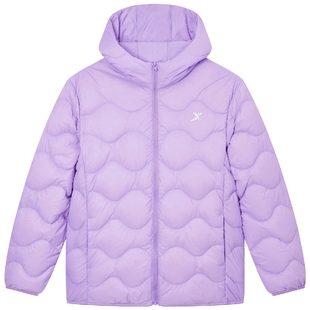 特步童装儿童轻薄款羽绒服2026秋冬款大童绗缝外套女童防寒服冬装