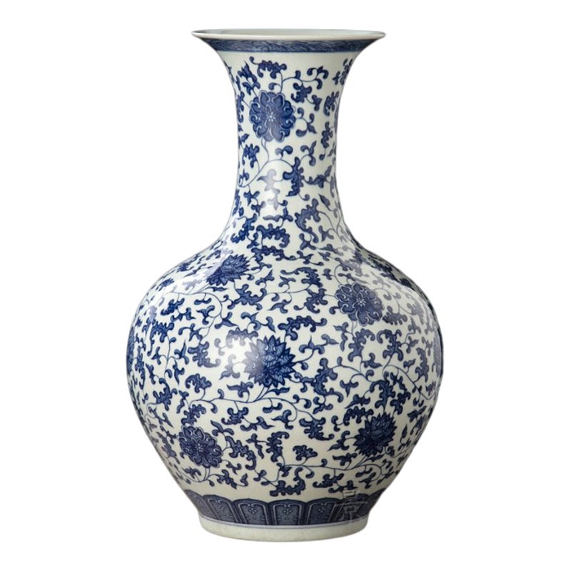 青花瓷客厅景德镇花瓶景德镇陶瓷