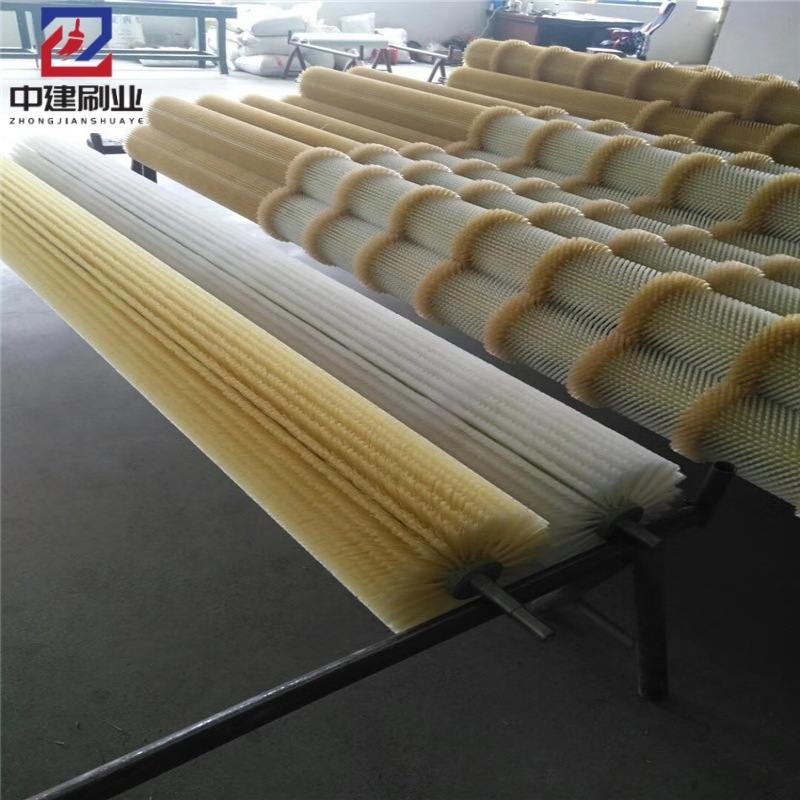 厂家优惠生产滚筒刷水果毛刷红萝卜轮白萝卜毛刷辊清洗蔬菜清洗