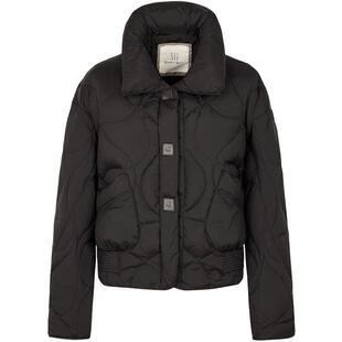 XG雪歌黑色长袖白鸭绒羽绒服时尚冬季新款通勤短款加厚保暖外套女