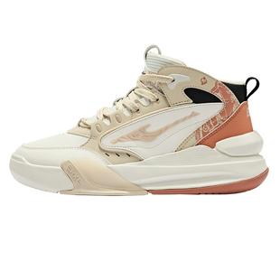 唐宫夜苑鸿星尔克板鞋女鞋冬季鞋子高帮厚底增高鞋皮面加绒运动鞋